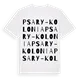 Psary-Kolonia ordlek t-shirt