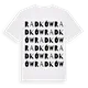 Radków ordlek t-shirt