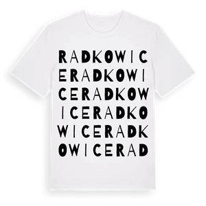 Radkowice ordlek t-shirt – ekologisk bomull t-shirt från Pinshirt