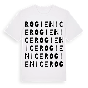 Rogienice ordlek t-shirt – ekologisk bomull t-shirt från Pinshirt