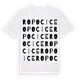 Ropocice ordlek t-shirt