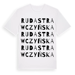 Ruda Strawczyńska ordlek t-shirt – ekologisk bomull t-shirt från Pinshirt