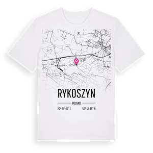 Rykoszyn karta t-shirt – ekologisk bomull t-shirt från Pinshirt
