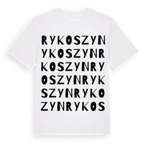 Rykoszyn ordlek t-shirt – ekologisk bomull t-shirt från Pinshirt
