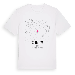 Służów karta t-shirt – ekologisk bomull t-shirt från Pinshirt