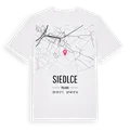 Siedlce karta t-shirt