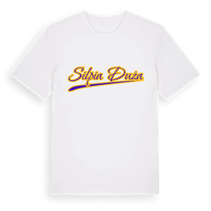 Silpia Duża baseball t-shirt – ekologisk bomull t-shirt från Pinshirt