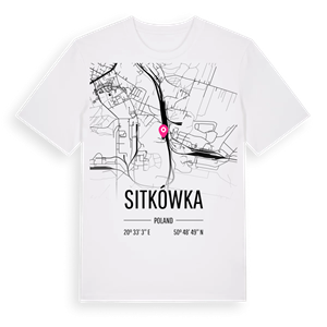 Sitkówka karta t-shirt – ekologisk bomull t-shirt från Pinshirt