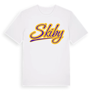 Skiby baseball t-shirt – ekologisk bomull t-shirt från Pinshirt