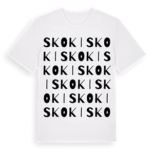 Skoki ordlek t-shirt – ekologisk bomull t-shirt från Pinshirt