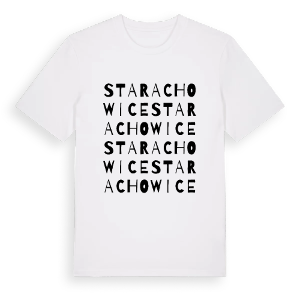 Starachowice ordlek t-shirt – ekologisk bomull t-shirt från Pinshirt