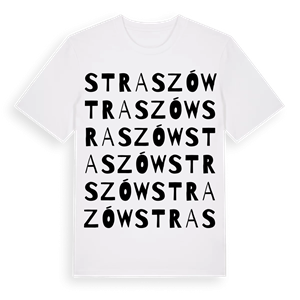 Straszów ordlek t-shirt – ekologisk bomull t-shirt från Pinshirt