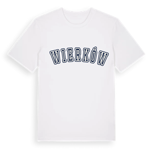Świerków college t-shirt – ekologisk bomull t-shirt från Pinshirt