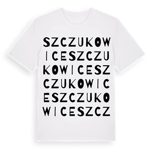 Szczukowice ordlek t-shirt – ekologisk bomull t-shirt från Pinshirt