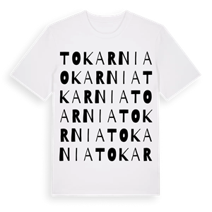 Tokarnia ordlek t-shirt – ekologisk bomull t-shirt från Pinshirt
