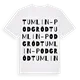 Tumlin-Podgród ordlek t-shirt