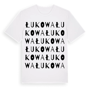 Łukowa ordlek t-shirt – ekologisk bomull t-shirt från Pinshirt