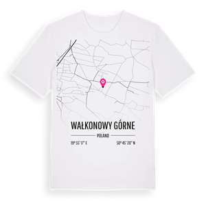 Wałkonowy Górne karta t-shirt – ekologisk bomull t-shirt från Pinshirt