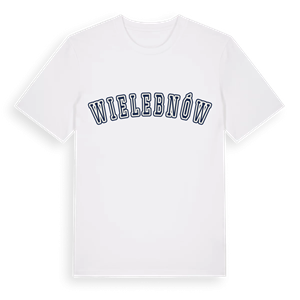Wielebnów college t-shirt – ekologisk bomull t-shirt från Pinshirt