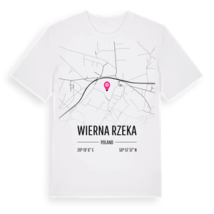 Wierna Rzeka karta t-shirt – ekologisk bomull t-shirt från Pinshirt