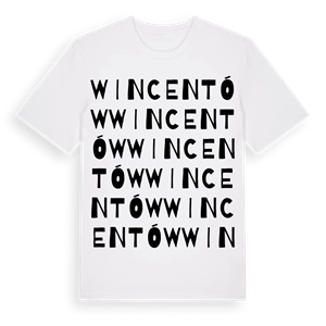 Wincentów ordlek t-shirt – ekologisk bomull t-shirt från Pinshirt