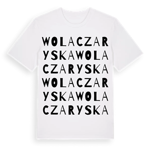 Wola Czaryska ordlek t-shirt – ekologisk bomull t-shirt från Pinshirt