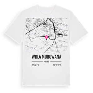 Wola Murowana karta t-shirt – ekologisk bomull t-shirt från Pinshirt