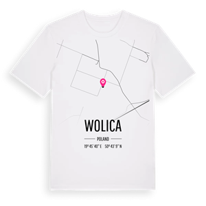 Wolica karta t-shirt – ekologisk bomull t-shirt från Pinshirt