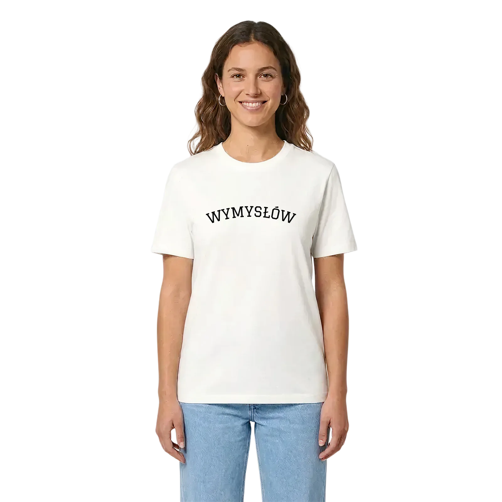 Wymysłów böjd t-shirt – White, i miljö