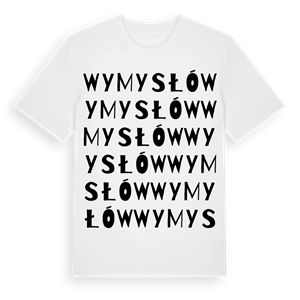 Wymysłów ordlek t-shirt – ekologisk bomull t-shirt från Pinshirt