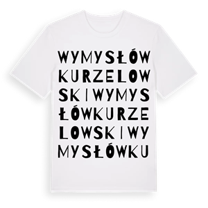 Wymysłów Kurzelowski ordlek t-shirt – ekologisk bomull t-shirt från Pinshirt