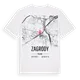 Zagrody karta t-shirt