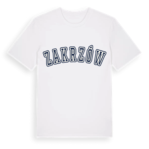 Zakrzów college t-shirt – ekologisk bomull t-shirt från Pinshirt