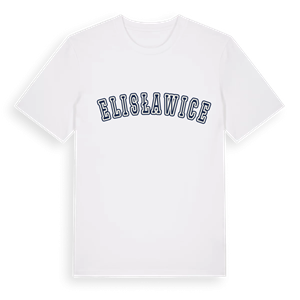 Żelisławice college t-shirt – ekologisk bomull t-shirt från Pinshirt