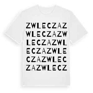 Zwlecza ordlek t-shirt – ekologisk bomull t-shirt från Pinshirt