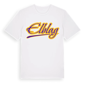 Elbląg baseball t-shirt – ekologisk bomull t-shirt från Pinshirt