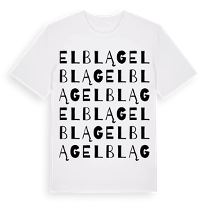 Elbląg ordlek t-shirt – ekologisk bomull t-shirt från Pinshirt