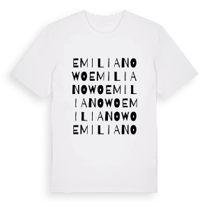 Emilianowo ordlek t-shirt – ekologisk bomull t-shirt från Pinshirt