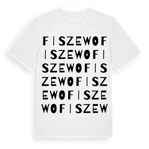 Fiszewo ordlek t-shirt – ekologisk bomull t-shirt från Pinshirt