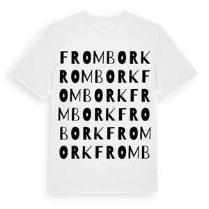Frombork ordlek t-shirt – ekologisk bomull t-shirt från Pinshirt