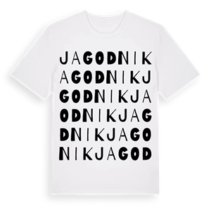 Jagodnik ordlek t-shirt – ekologisk bomull t-shirt från Pinshirt