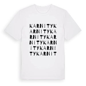 Karnity ordlek t-shirt – ekologisk bomull t-shirt från Pinshirt