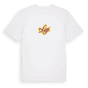 Ligi baseball t-shirt – ekologisk bomull t-shirt från Pinshirt