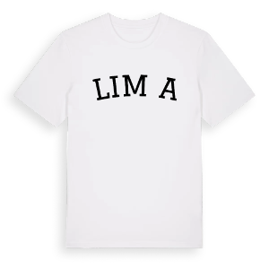 Limża böjd t-shirt – ekologisk bomull t-shirt från Pinshirt