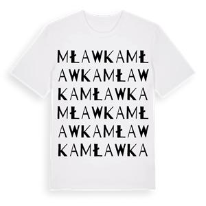 Mławka ordlek t-shirt – ekologisk bomull t-shirt från Pinshirt