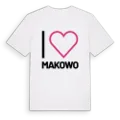 Jag älskar Makowo t-shirt stort tryck