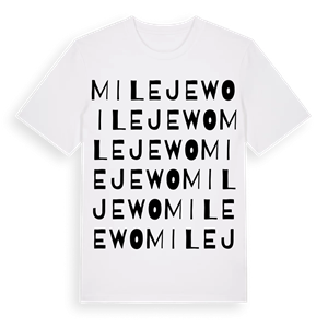 Milejewo ordlek t-shirt – ekologisk bomull t-shirt från Pinshirt