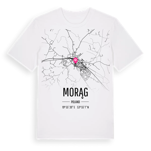 Morąg karta t-shirt – ekologisk bomull t-shirt från Pinshirt