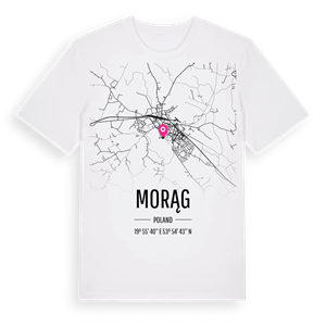 Morąg karta t-shirt – ekologisk bomull t-shirt från Pinshirt