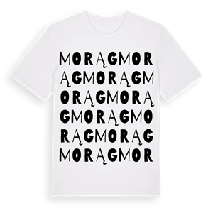 Morąg ordlek t-shirt – ekologisk bomull t-shirt från Pinshirt